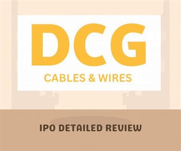 Dcg Cables & Wires Limited - Sme Details ✅ Allotment Status