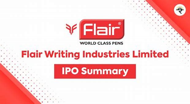 Flair Writing Industries Limited - Main Board Ipo Details ✅ Allotment Status
