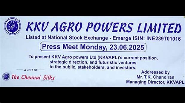 Kkv Agro Powers Limited - Sme Details ✅ Allotment Status