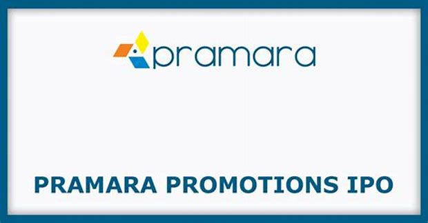 Pramara Promotions Limited - Sme Details ✅ Allotment Status