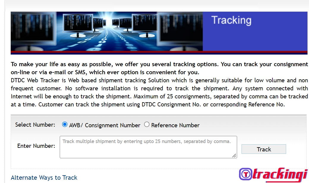 Tracking From DTDC