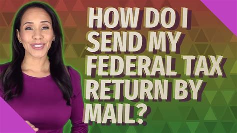 how to mail your tax return with usps