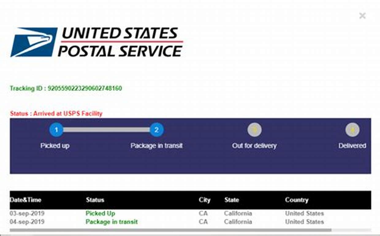 usps mail tracker